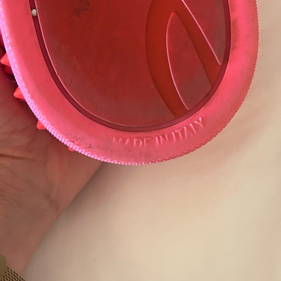 Christian Louboutin Hot Pink Spiked Sneakers size 42 - Picture 10 of 13